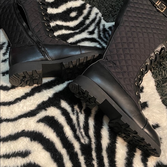 Kalima quilted faux leather boots - Picture 11 of 13